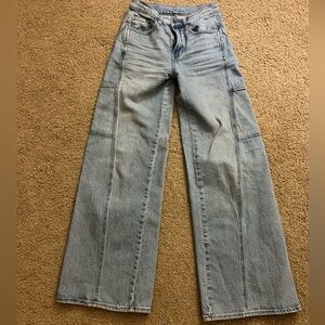 Pacsun Wide Leg Jeans Stretch Paneled SIZE 23